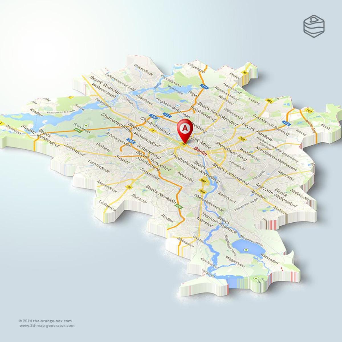 mapa berlín 3d
