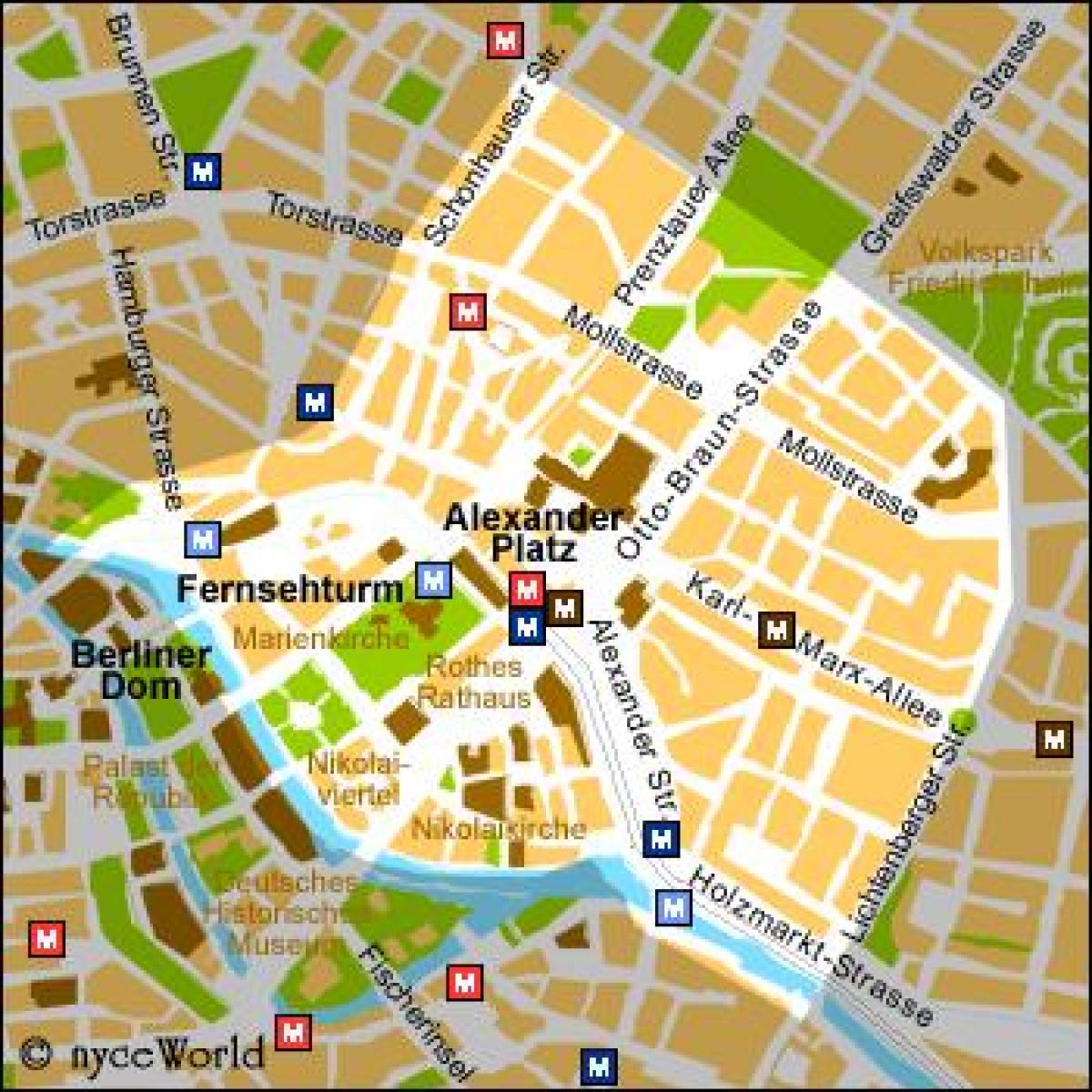 mapa berlin alexanderplatz