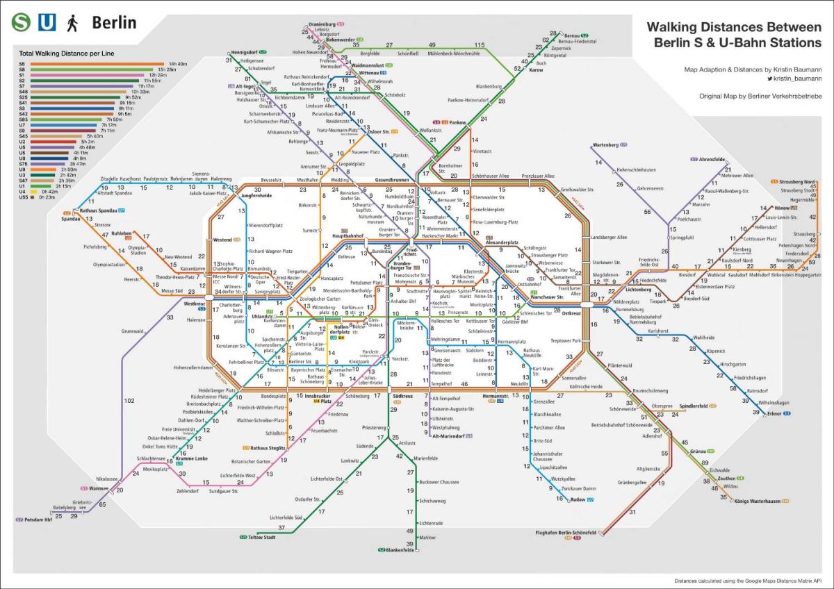 berlín mapu sítě