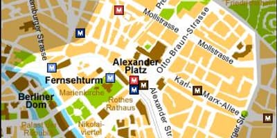 Mapa berlin alexanderplatz