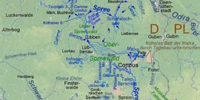 Mapa berlín řeky