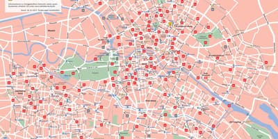 Berlín na kole mapě