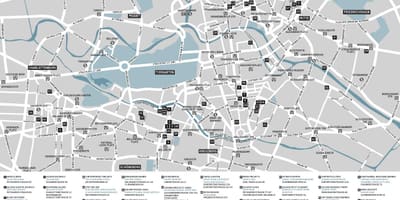 Mapa berlín galerie