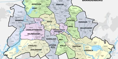 Mapa berlín