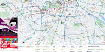 Prohlídka města berlín mapě