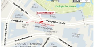 Mapa breitscheidplatz berlíně
