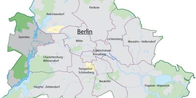 Mapa spandau berlin